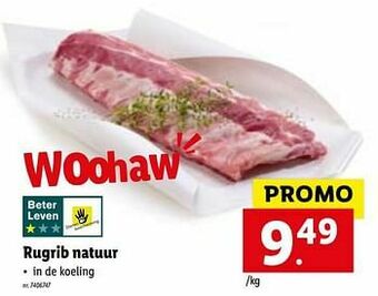 Lidl Rugrib natuur aanbieding
