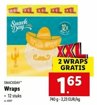 Lidl Wraps aanbieding