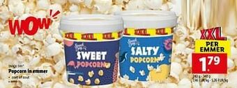 Lidl Popcorn in emmer aanbieding