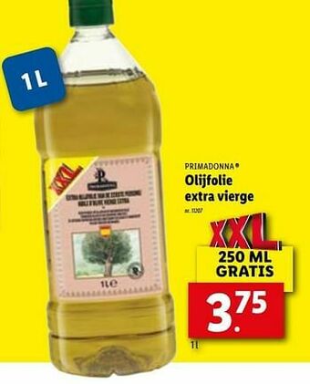 Lidl Olijfolie extra vierge aanbieding