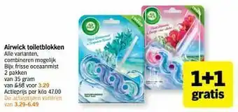 Airwick toiletblokken frisse oceaanmist