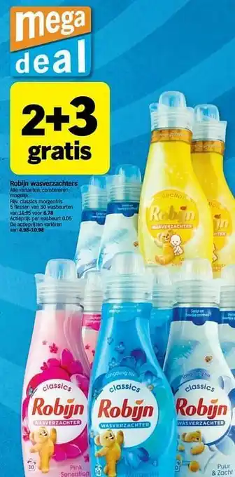 Robijn wasverzachters classics morgenfris