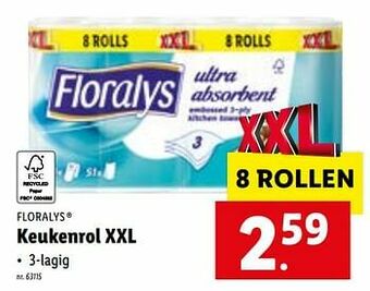 Lidl Keukenrol xxl aanbieding