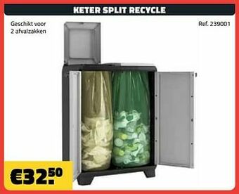 Bouwcenter Frans Vlaeminck Keter split recycle aanbieding
