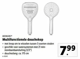 Lidl Multifunctionele douchekop aanbieding