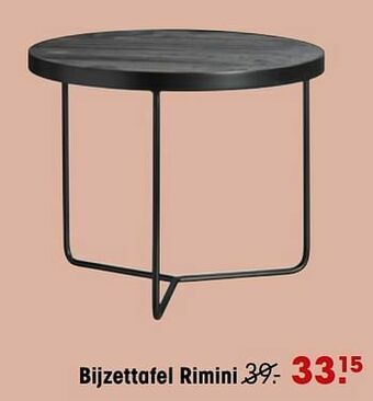Bijzettafel rimini