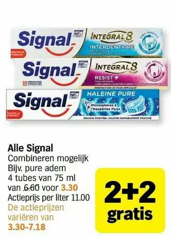 Albert Heijn Pure adem aanbieding