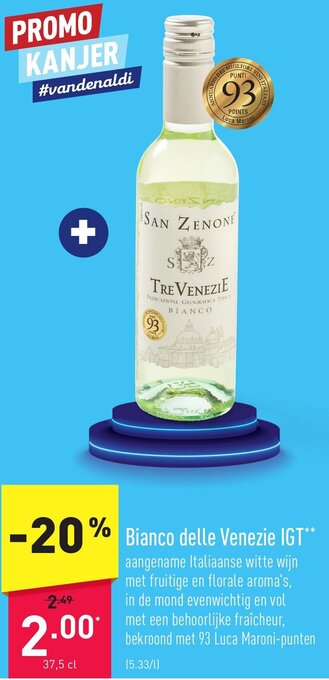 ALDI Bianco delle venezie IGT aanbieding