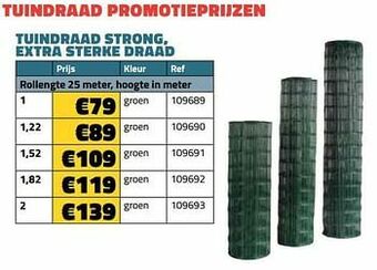 Bouwcenter Frans Vlaeminck Tuindraad strong, extra sterke draad aanbieding