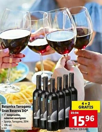 Lidl Baturrica tarragona gran reserva do aanbieding