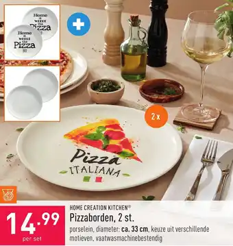 ALDI Home creation kitchen pizzaborden, 2 st. aanbieding