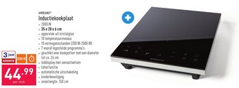 ALDI Ambiano inductiekookplaat aanbieding