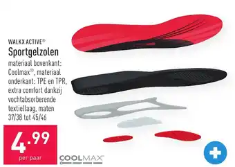 ALDI Walkx active sportgelzoeln aanbieding