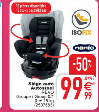 Cora Siege auto Autostoel aanbieding