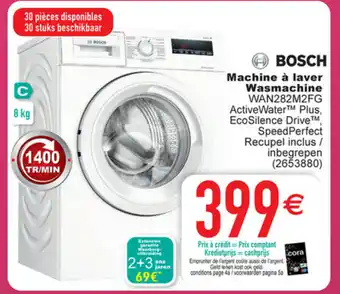 Cora Bosch machine a laver wasmachine aanbieding