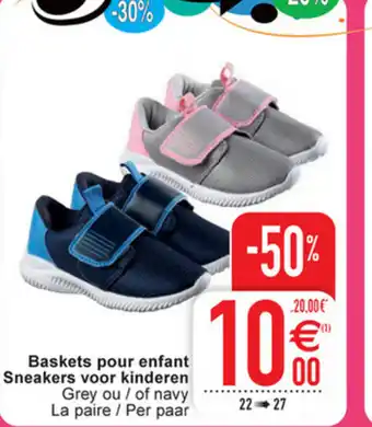 Cora Baskets pour infant sneakers voor kinderen aanbieding