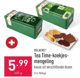 ALDI Delacre tea time-koekjes-mengeling 400g aanbieding