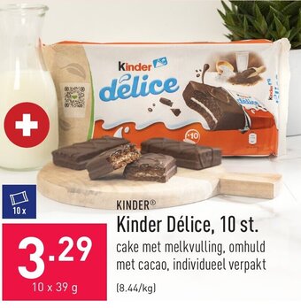 ALDI Kinder delice, 10 st aanbieding