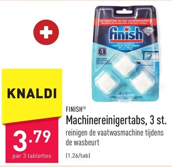 ALDI Finish machinereinigertabs, 3 st. aanbieding