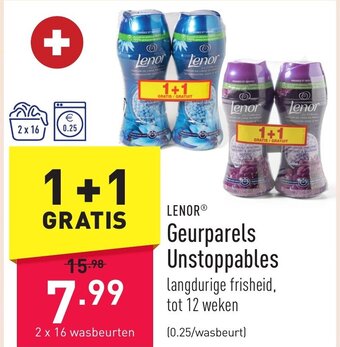 ALDI Lenor geurparels unstoppables aanbieding
