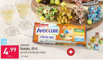ALDI Apericube kaasjes, 48 st. 250g aanbieding