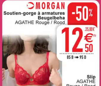 Cora Soutien-gorge a armatures beugelbeha agathe rouge aanbieding