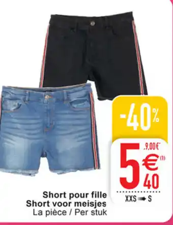 Cora Short pour fille short voor meisjes aanbieding