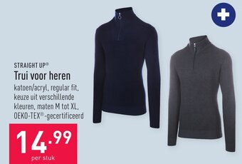 ALDI Straight up trui voor heren aanbieding