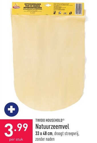 ALDI Twido household natuurzeemvel aanbieding