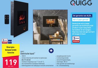 Quigg elektrische haard