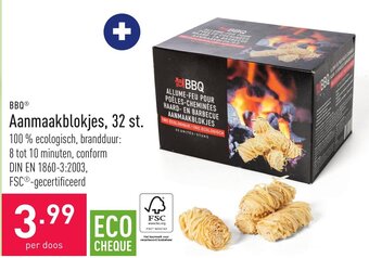 ALDI BBQ aanmaakblokjes, 32 st. aanbieding