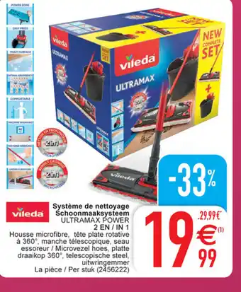 Cora Systeme de nettoyage schoormaaksysteem ultramax power aanbieding