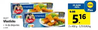 Lidl Iglo Vissticks aanbieding