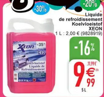 Cora Liquide de refroidissement koelvloeistof xeon 5L aanbieding