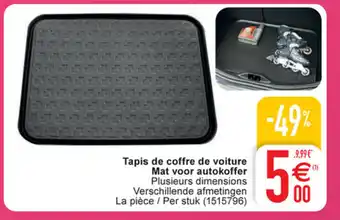 Cora Tapis de coffre de voiture mat voor autikoffer aanbieding
