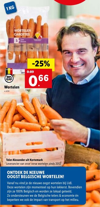 Lidl Wortelen aanbieding