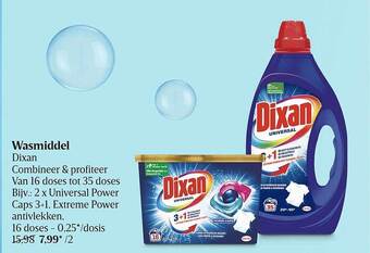Delhaize Wasmiddel dixan aanbieding