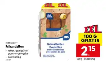 Lidl Chef Select Frikandellen aanbieding