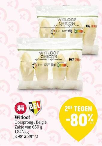 Delhaize Witloof aanbieding