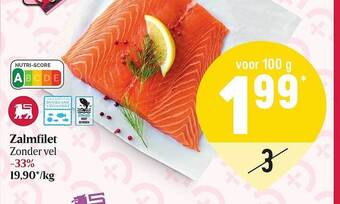Delhaize Zalmfilet aanbieding