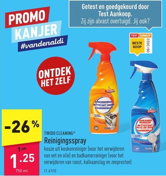 Twido Cleaning Reinigingsspray 750ml