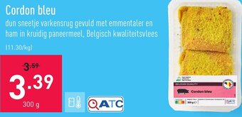 ALDI Cordon Bleu 300g aanbieding