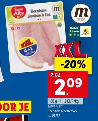 Lidl Saint Alby Beenham Meesterlyck aanbieding