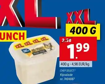 Lidl Chef Select Kipsalade 400g aanbieding