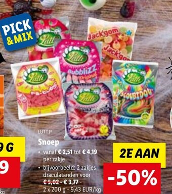 Lidl Lutti Snoep aanbieding