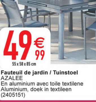 Cora Fauteuil de jardin / Tuinstoel 55x58x85 cm aanbieding