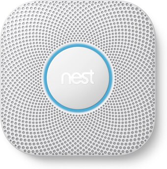 Google nest protect - slimme rook- en koolmonoxidemelder - met batterij