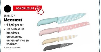 Lidl Ernesto Messenset aanbieding