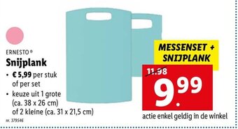 Lidl Ernesto Snijplank aanbieding