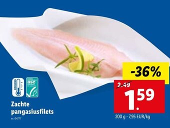 Lidl Zachte Pangasiusfilets aanbieding